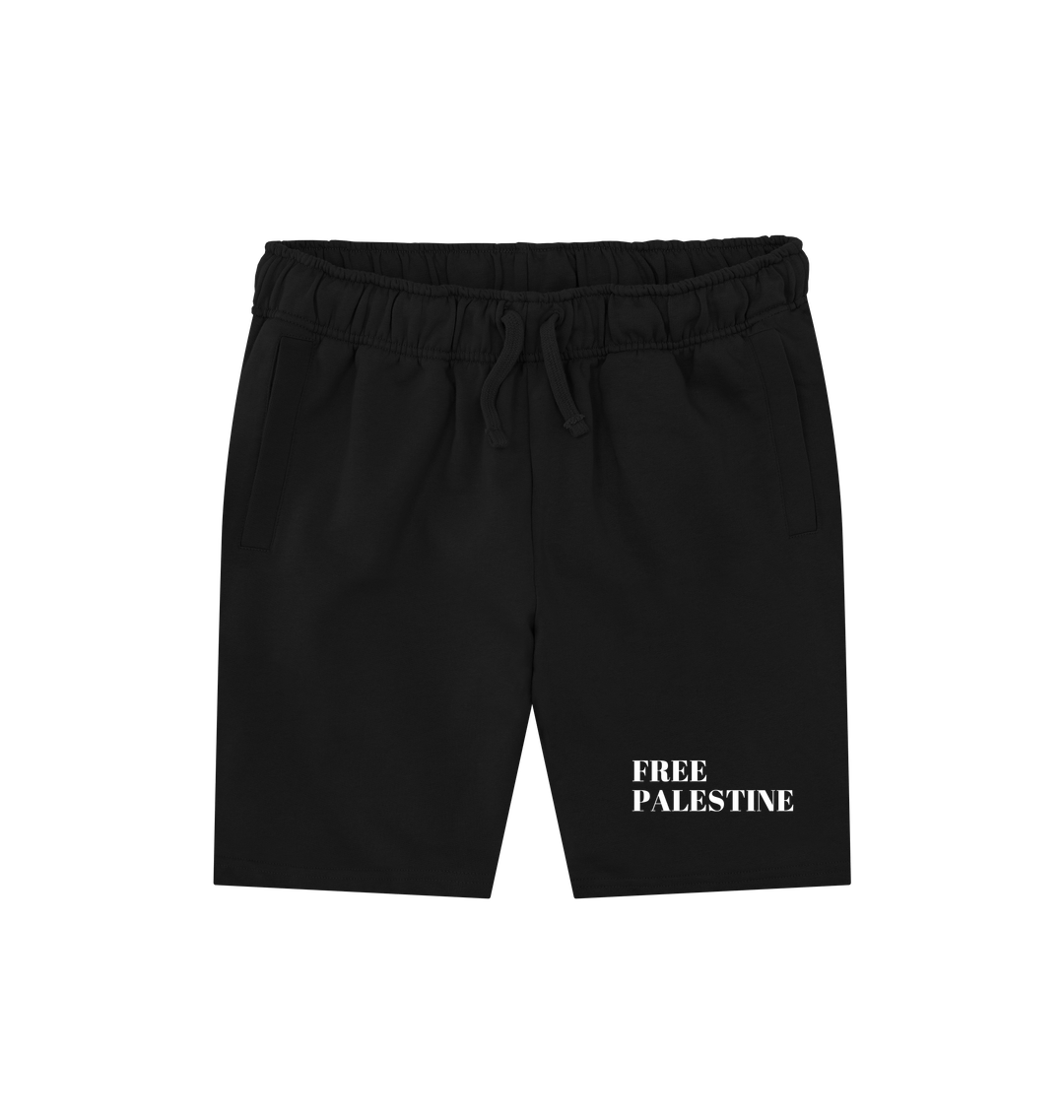 Black Printed Mens Shorts