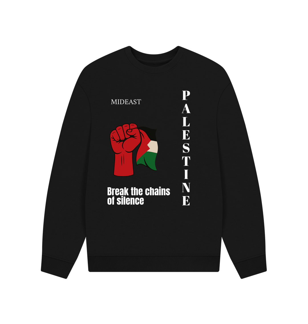 Black Printed Sweater
