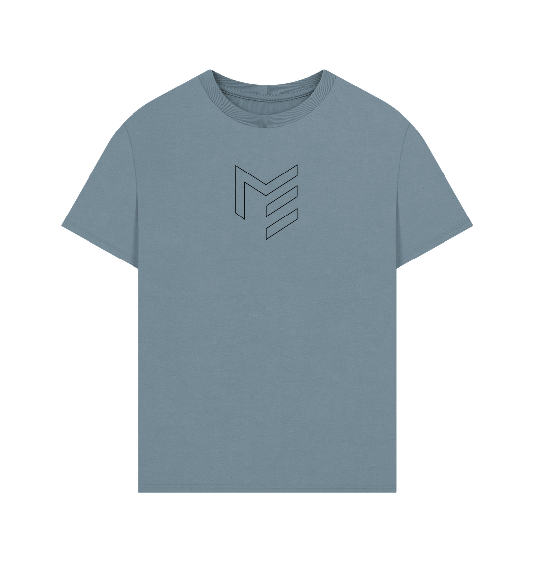 Stone Blue Printed T-shirt