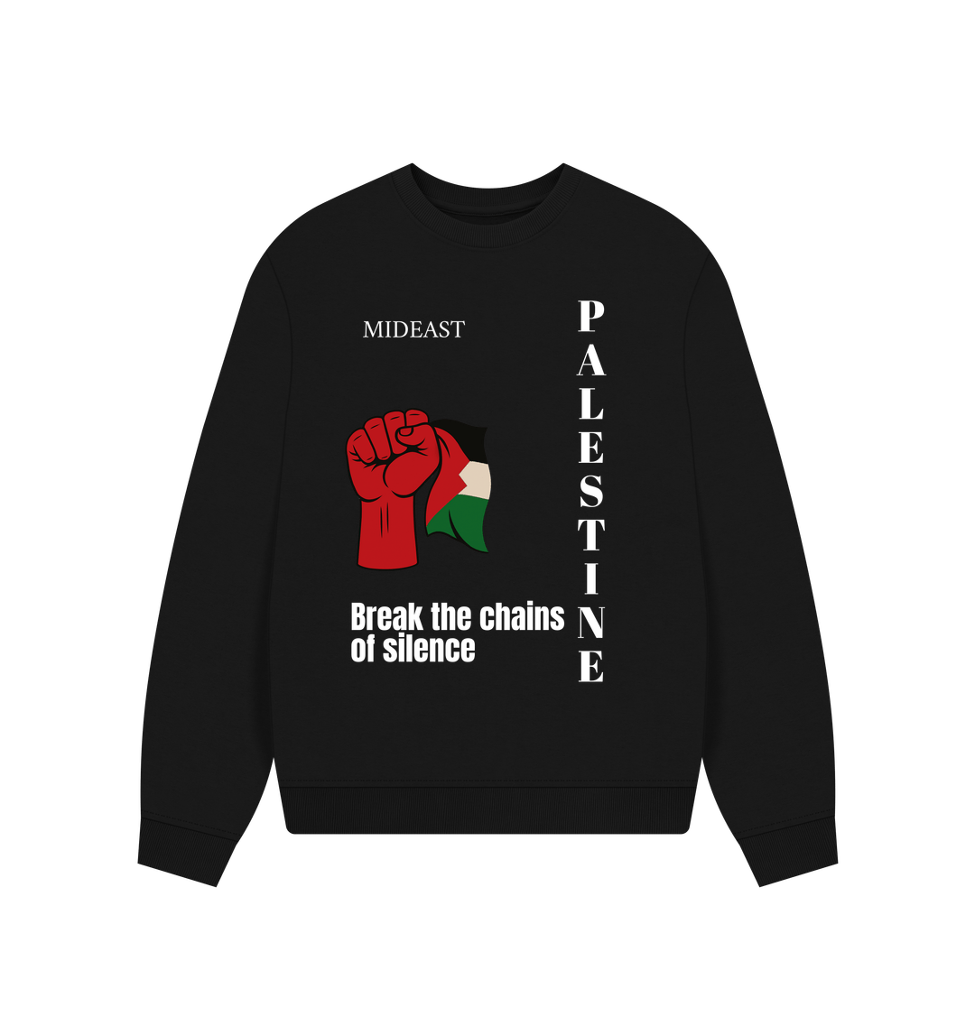 Black Printed Sweater