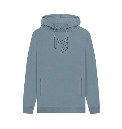 Stone Blue Printed Hoody