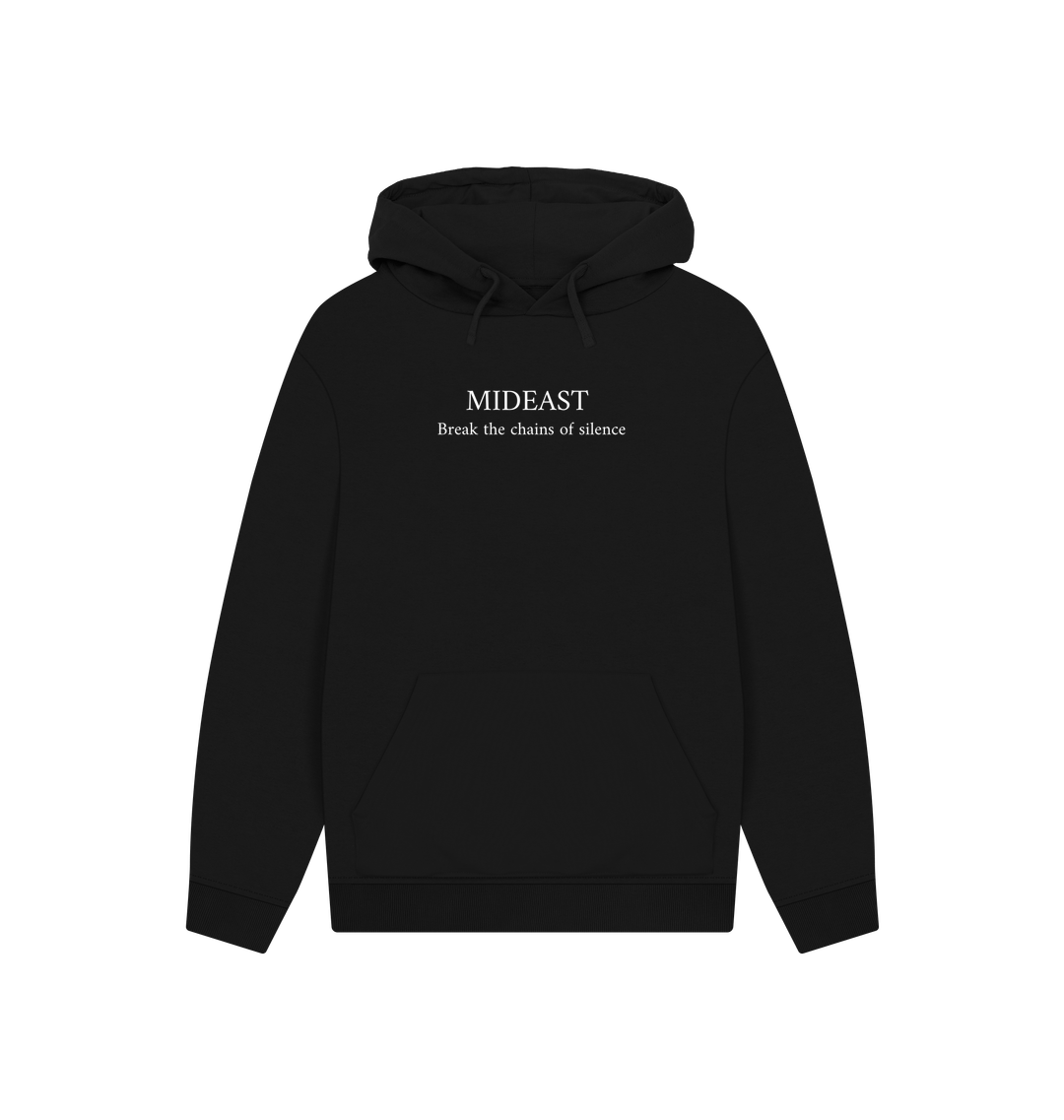 Black Printed Hoody