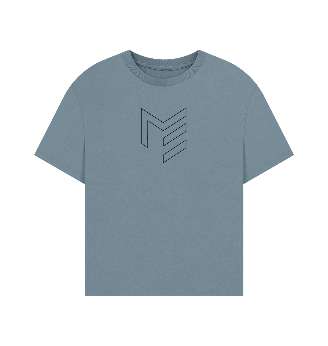 Stone Blue Printed T-shirt