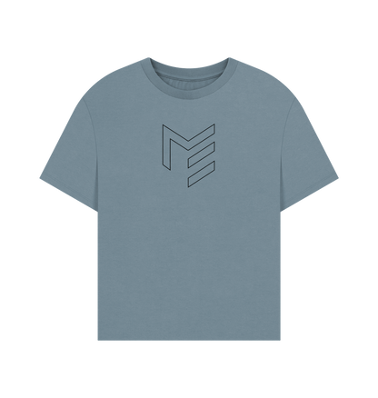 Stone Blue Printed T-shirt
